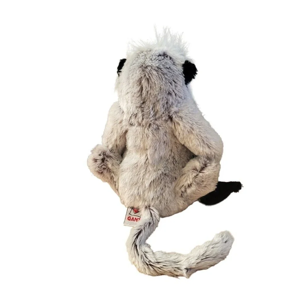 Webkinz Grey Langur Monkey GANZ Plush Stuffed Animal Soft Toy 9” NO CODE